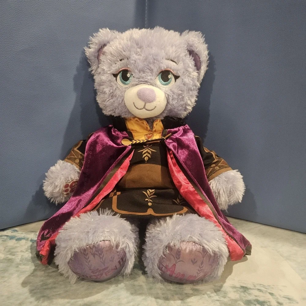 Build A Bear Disney‎ Frozen Anna Elsa Princess Bear Plush Bundle BAB